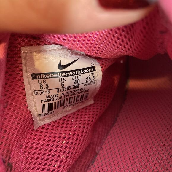 Nike Air Women's‎ Pink Huarache Run Ultra Breathe Shoes Size 8.5 Lightweight - Picture 3 of 7